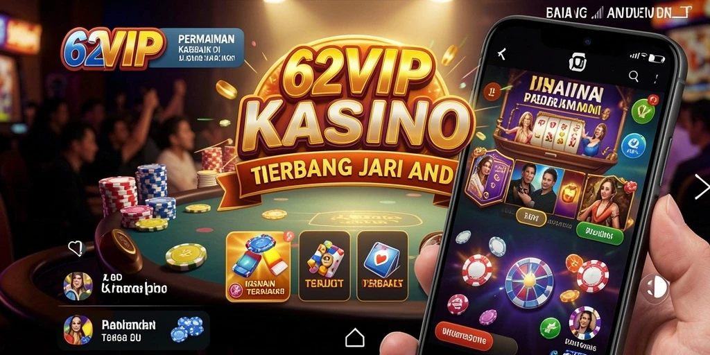 Tangkapan layar gameplay Kasino yang mendebarkan di 62VIP.