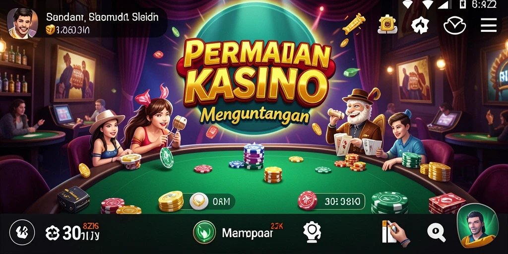 Tampilan gameplay seru dari permainan kasino 8ZK.