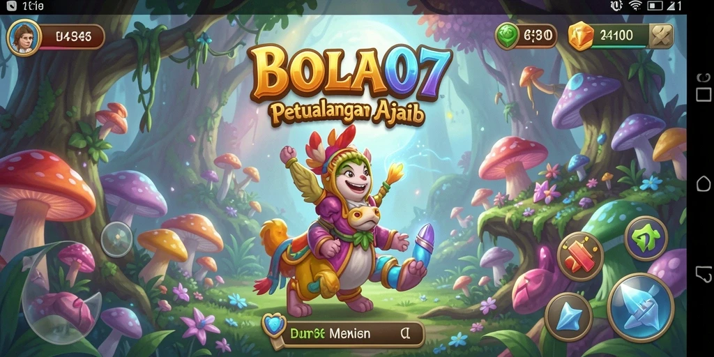 Tampilan gameplay <strong>BOLA07</strong> yang penuh aksi dan petualangan.