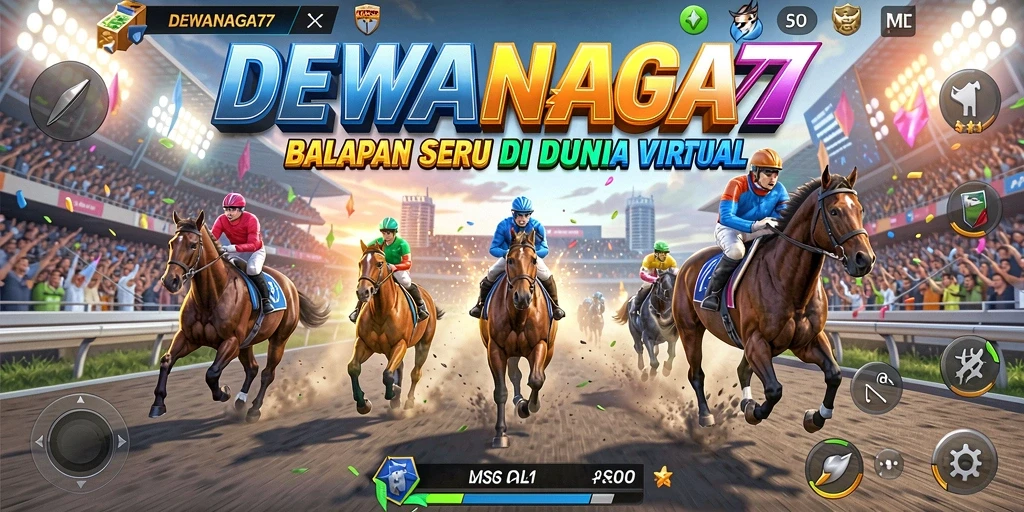 Gameplay balapan seru dalam DEWANAGA77 menunjukkan aksi mendebarkan.