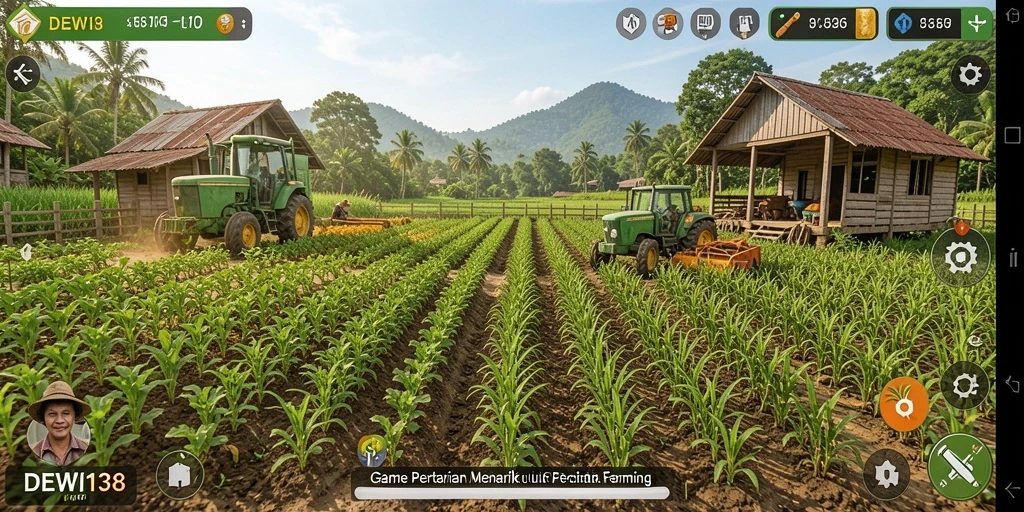 Tampilan gameplay DEWI138 yang menarik dan penuh warna.