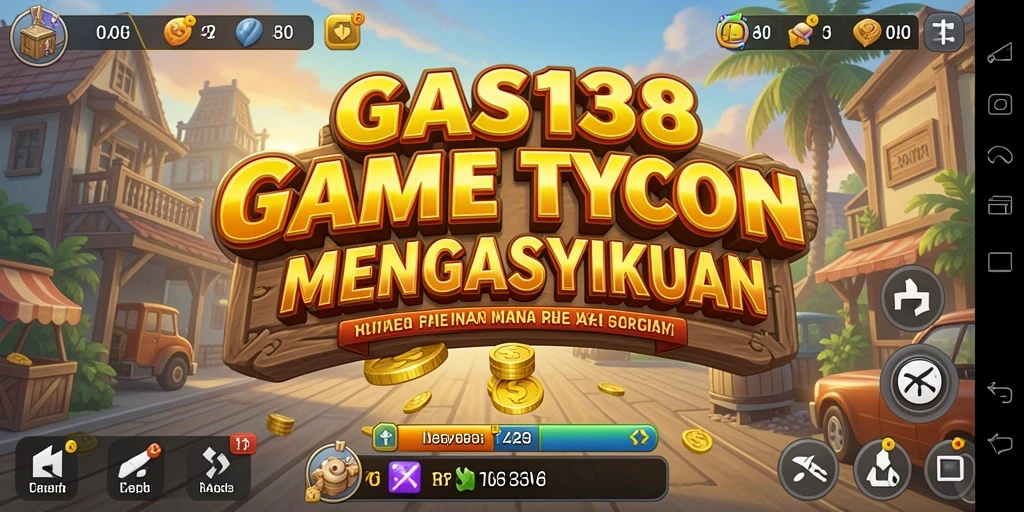 Tangkapan layar GAS138 menampilkan gameplay menarik dalam menjalankan bisnis.