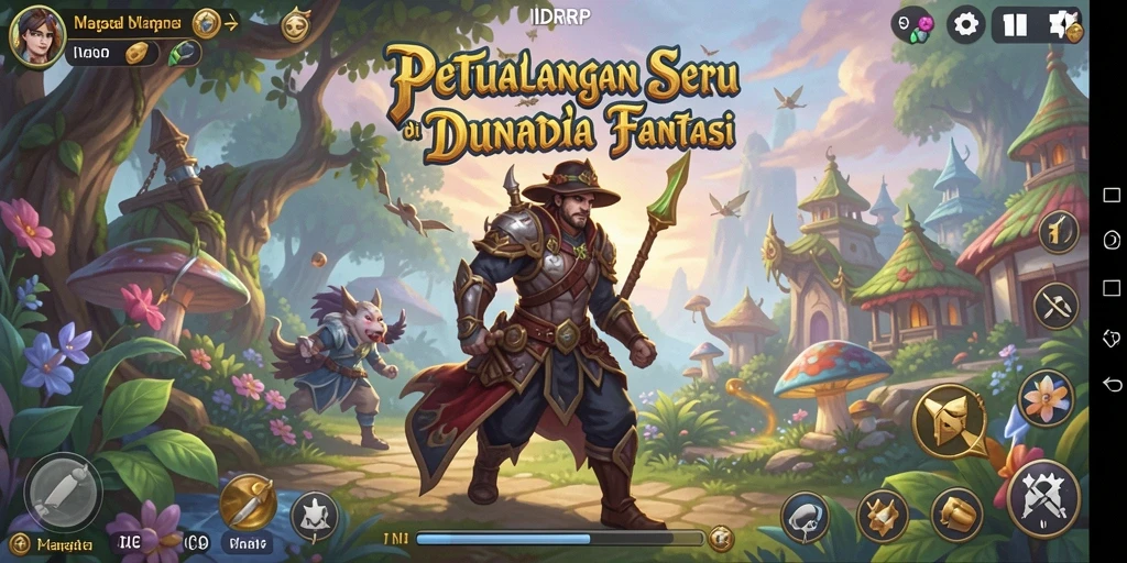 Tampilan menakjubkan dari gameplay IDRRP yang penuh petualangan.