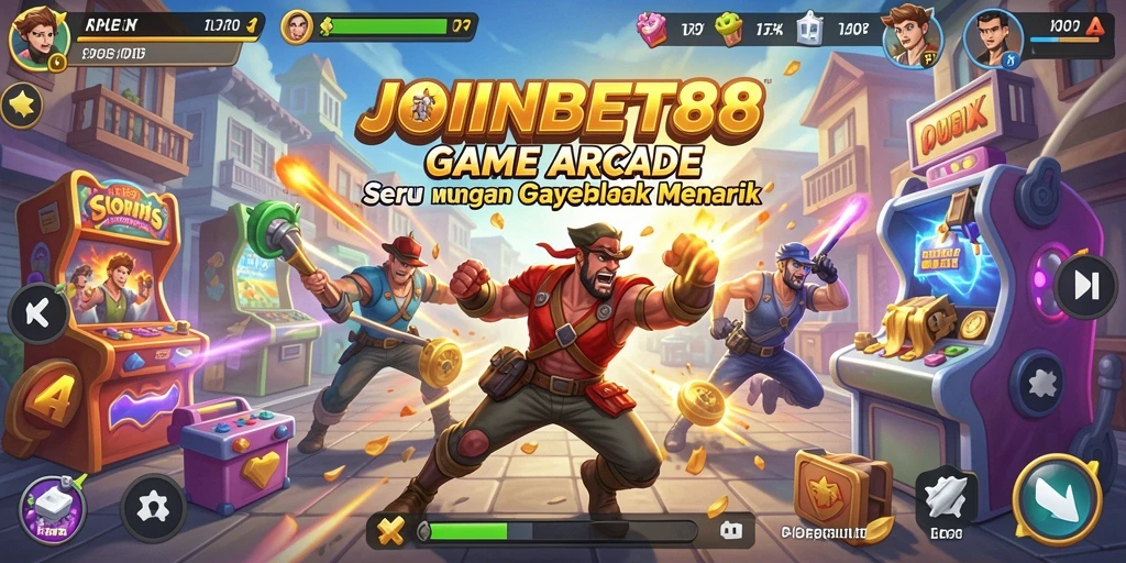 Tampilan gameplay seru dari JOINBET88 saat bermain level menantang.