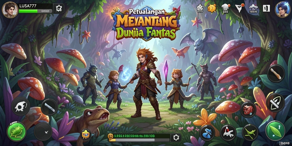 Screenshot LUSA777 yang menampilkan aksi gameplay petualangan yang mendebarkan.