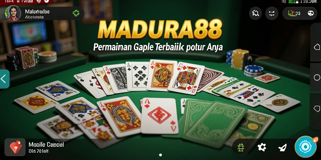 Screenshot <strong>MADURA88</strong> menampilkan aksi seru permainan Gaple.
