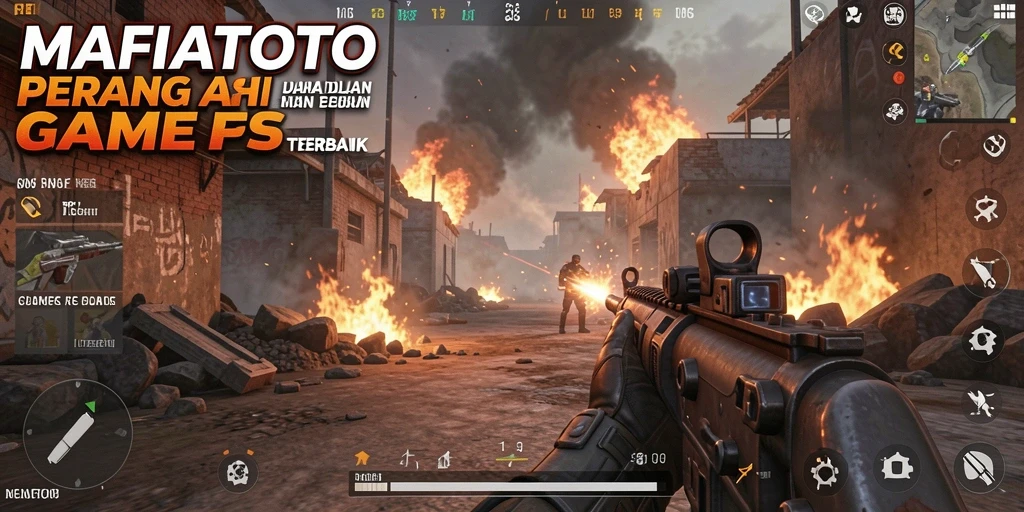 Gameplay seru MAFIATOTO dengan aksi tembak-menembak yang intens.