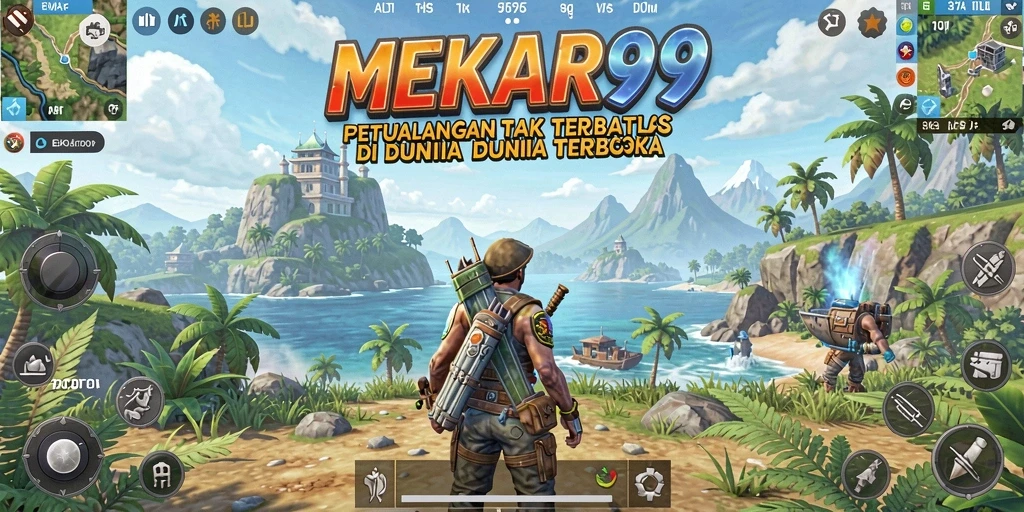 Tangkapan layar gameplay MEKAR99 dengan petualangan Open World yang menarik.