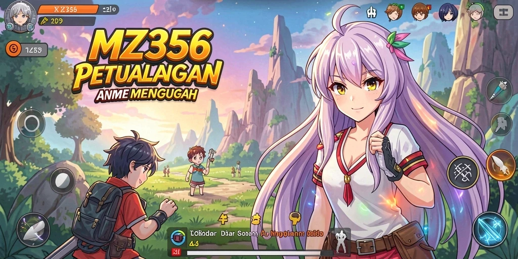 Tampilan gameplay MZ356 yang dinamis dan menggugah selera.