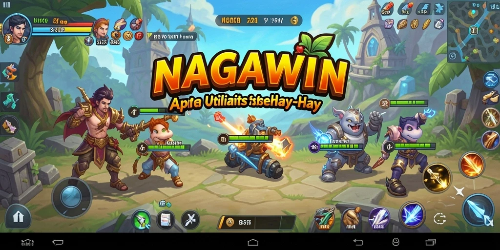 Tampilan antarmuka NAGAWIN yang intuitif dan mudah digunakan.
