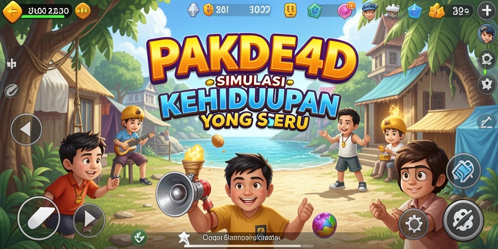 Tampilan gameplay PAKDE4D yang interaktif dan menarik.