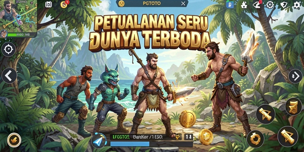 Gameplay seru PGTOTO di dunia terbuka yang luas.