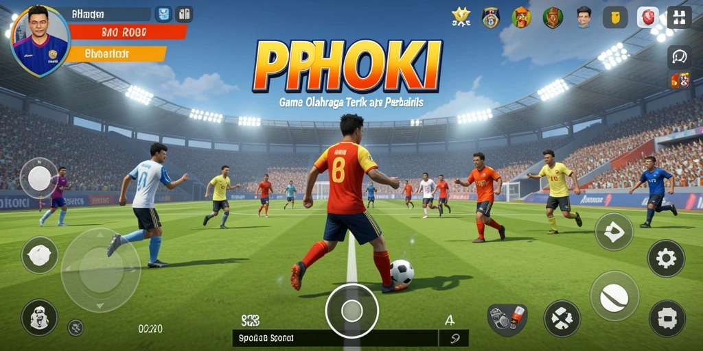 Tampilan gameplay seru dari PPHOKI dengan berbagai cabang olahraga.