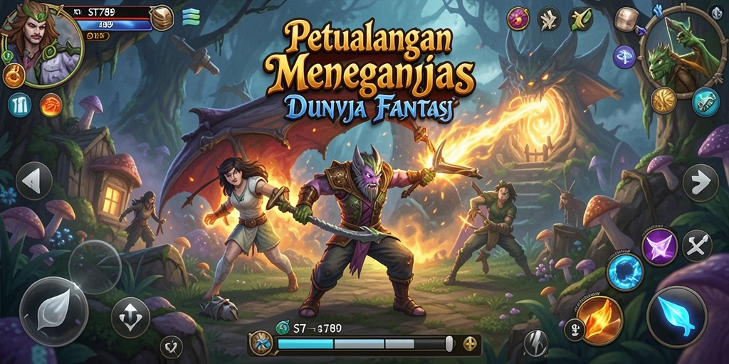 Gameplay ST789 menampilkan aksi seru dalam dunia petualangan yang menakjubkan.