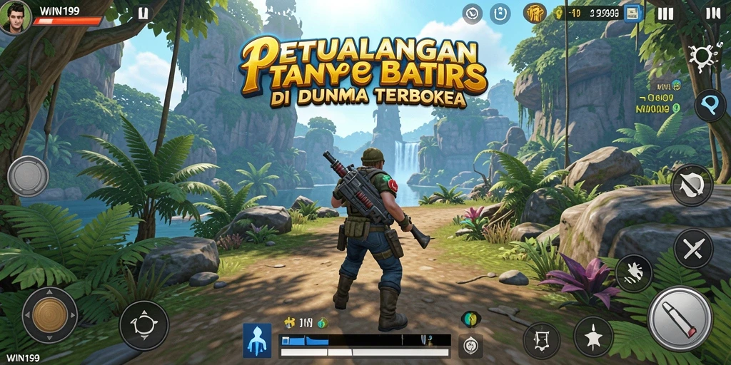Tangkapan layar gameplay <strong>WIN199</strong> menunjukkan dunia terbuka yang menakjubkan.